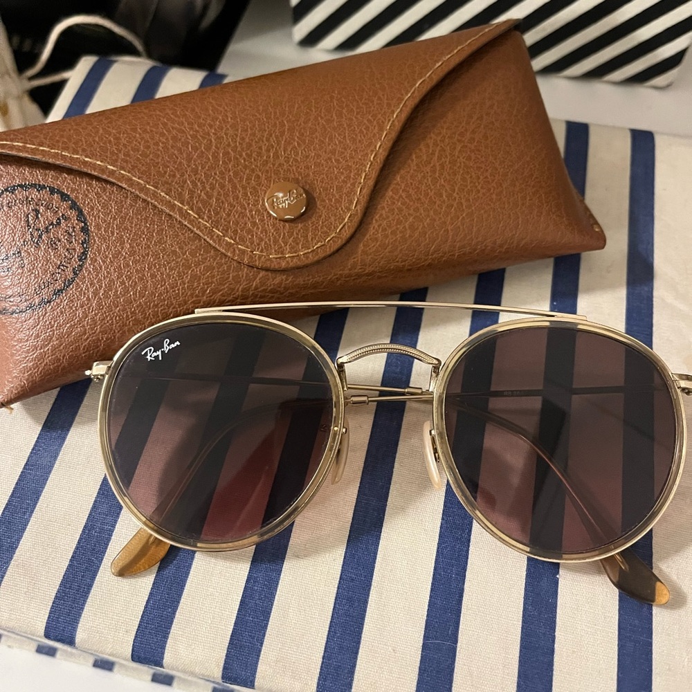 Ray-Ban Round Double Bridge Sunglasses